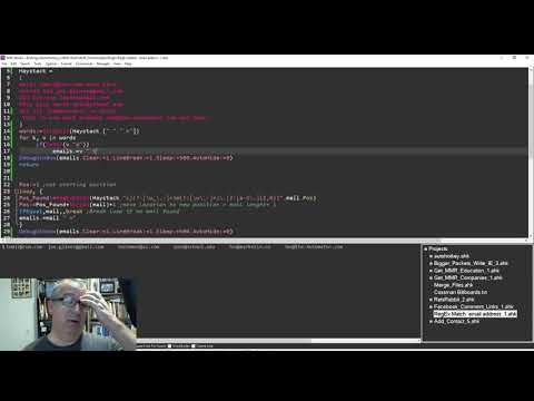Using StrSplit to get parse email addresses with AutoHotkey