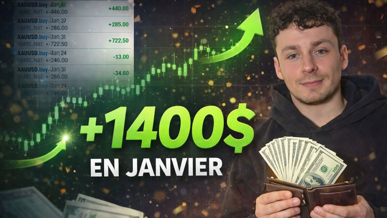 J'ai fais 1400$ en Trading en Janvier (Trade In Public Ep3)