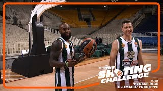 Shooting Challenge: Tyrese Rice & Jimmer Fredette, Panathinaikos OPAP Athens