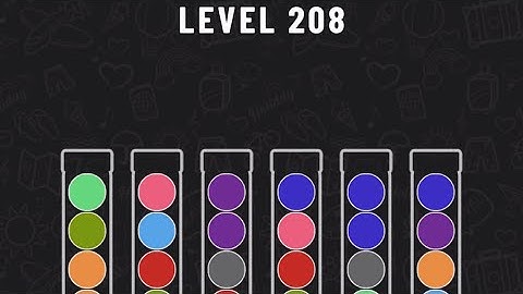 Ball Sort Puzzle Level 208 #ballsortpuzzle #ballsortpuzzlegameplay #puzzlegame #mobilegames