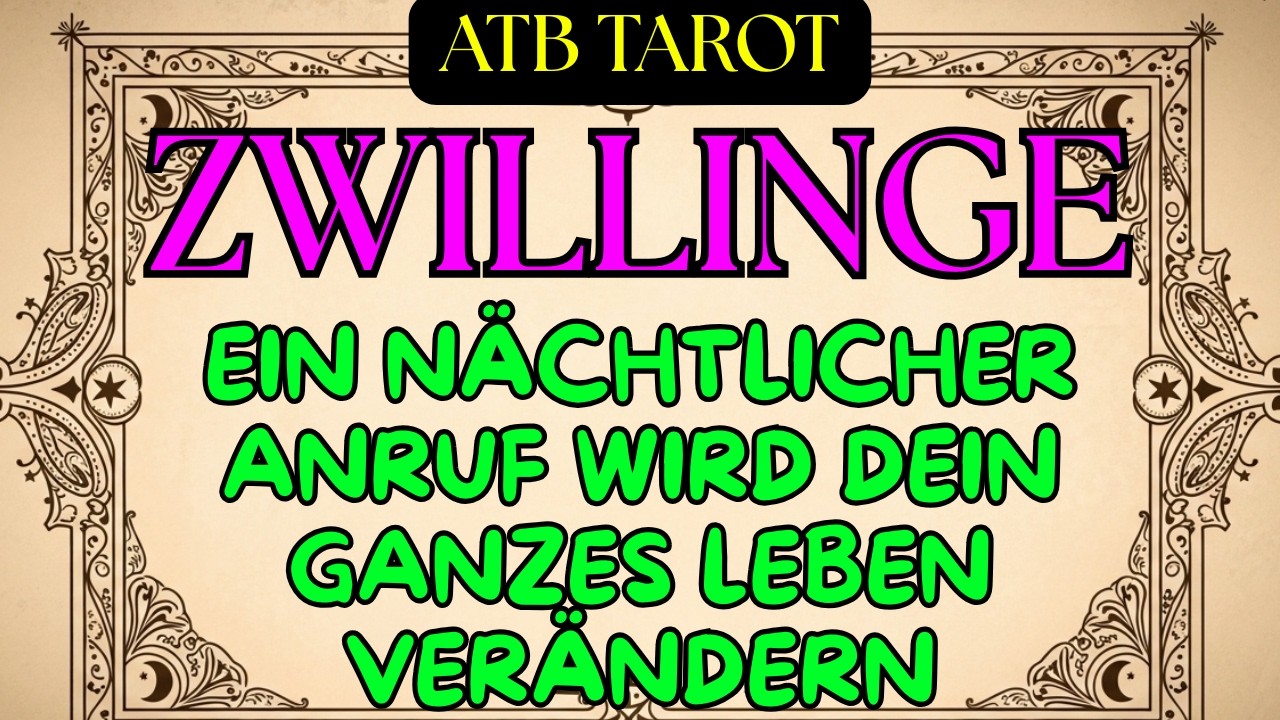 ZWILLINGE: jemand, der dir einmal wichtig war, wird dich verklagen und Hexerei betreiben