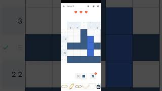Nonogram : Level -  2 #puzzle #gaming #puzzlehunt #braingames