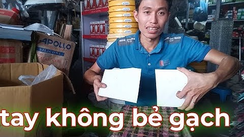 cách cắt gạch bằng mũi khoan, mẹo hay cắt gạch không dùng máy cắt