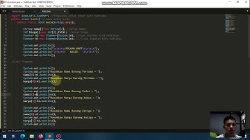 Cara Membuat Program Kasir Sederhana Menggunakan Array di Java