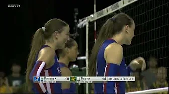 Baylor Volleyball: Highlights vs. Kansas | October 3, 2025