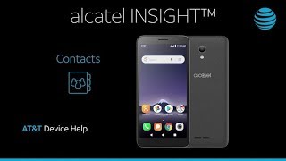 Learn about Contacts on the Alcatel INSIGHT | AT&T Wireless screenshot 1