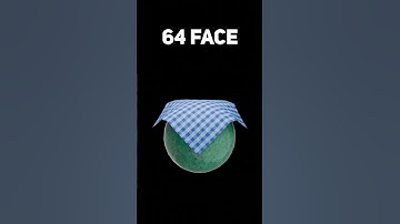 Satisfied Cloth Simulation 65536 Faces #clothsimulation #satisfyingvideo #render #blendercourse