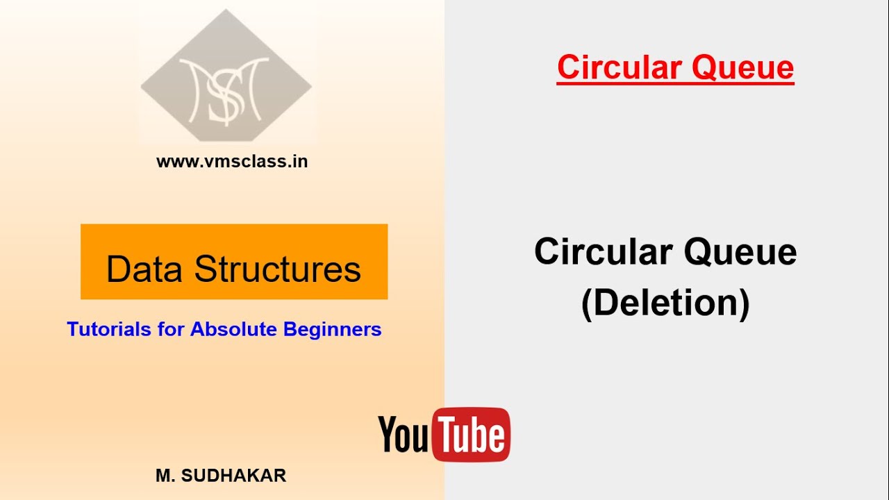Circular Queue - Deleting an element - YouTube