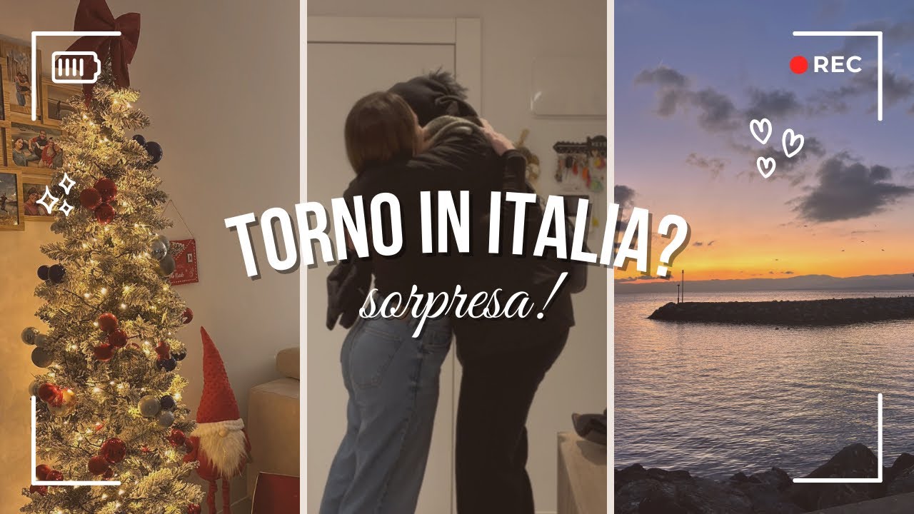 TORNO IN ITALIA?🇮🇹| Xmas Vlog