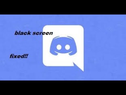 How To Fix Discord Black Screen Problem Easy Youtube