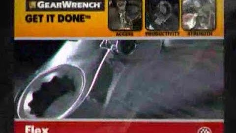 GearWrench® Flex Combination Ratcheting Wrenches