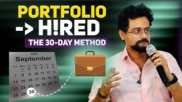 How to create a portfolio that gets you hired in 30 days