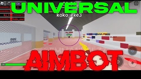 Roblox Unamed Shooter Aimbot script  FOV | Mobile
