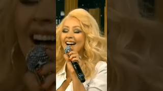 Christina Aguilera Impression of Britney Spears Singing Miss Piggy