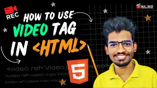 Full How to Use Video Tag in HTML | Beginner's Tutorial in Telugu - 2023 | Maxmin Productions Update