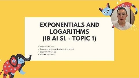Exponents and Logarithms Concept (IB Math AI SL)