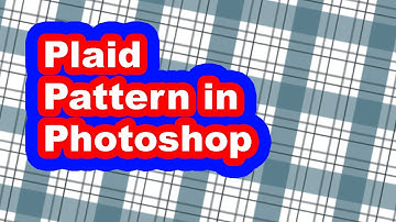 Plaid Pattern in Photoshop