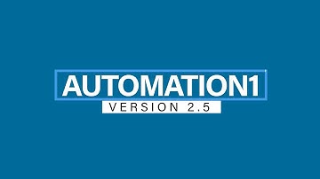 Automation1 Version 2.5