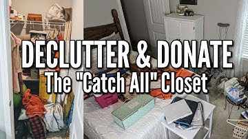 Declutter with Me-Organizing my Junk Closet & Thrift Store Donations 2020