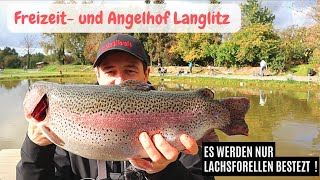 Forellenangeln mit Pose Bodentaster Libra Lure Powerbait Angelhof Langlitz Lachsforellen Angeln