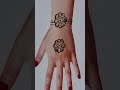 Quick Mehndi Design in 20 Seconds  Easy Arabic Henna