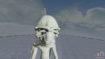 VR SCULPT OCULUS MEDIUM ALIEN