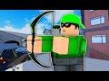 WE TRIED THE NEW BOWS ONLY MODE IN ARSENAL... (ROBLOX)