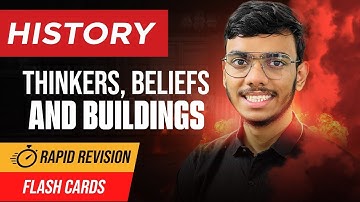 Thinkers Beliefs and Buildings Class 12 History One Shot | Rapid Revision for Board Exam 2025