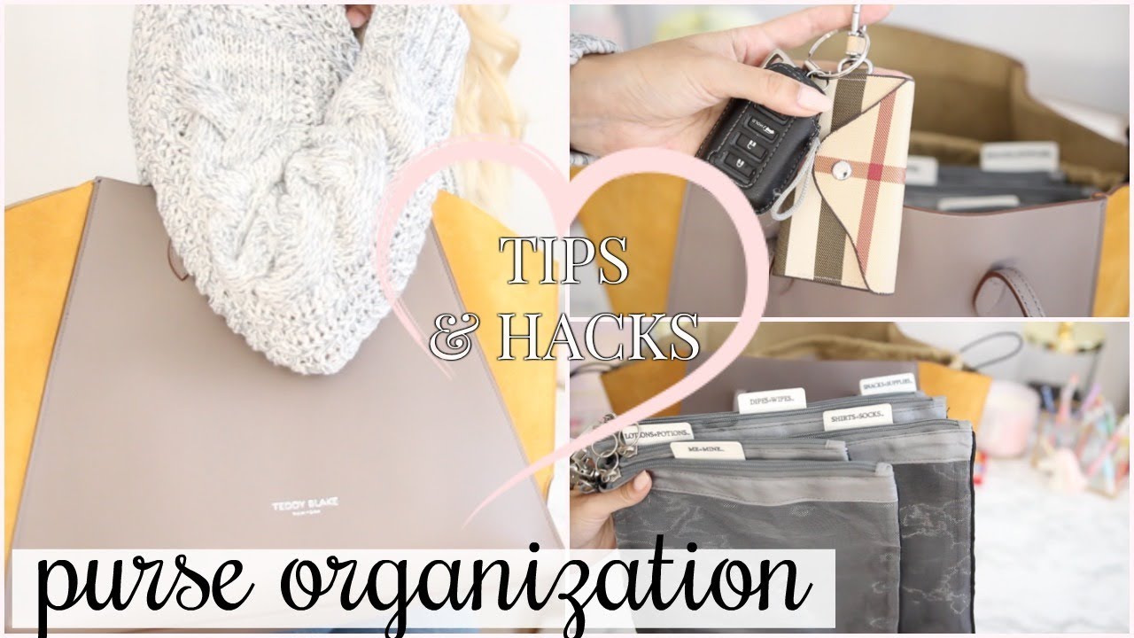 PURSE ORGANIZATION IDEAS 2018 | HOW TO GET ORGANIZED! | ORGANIZE WITH ME