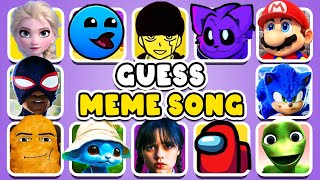 GUESS MEME & WHO'S SINGING | gegagedigedagedago Netflix Puss In Boots Quiz, , Sonic Chippi Chapa,