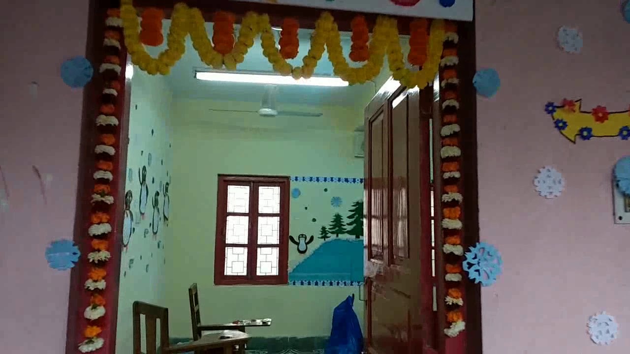 Saraswati Puja Decoration College Of Nursing Nrs Medical