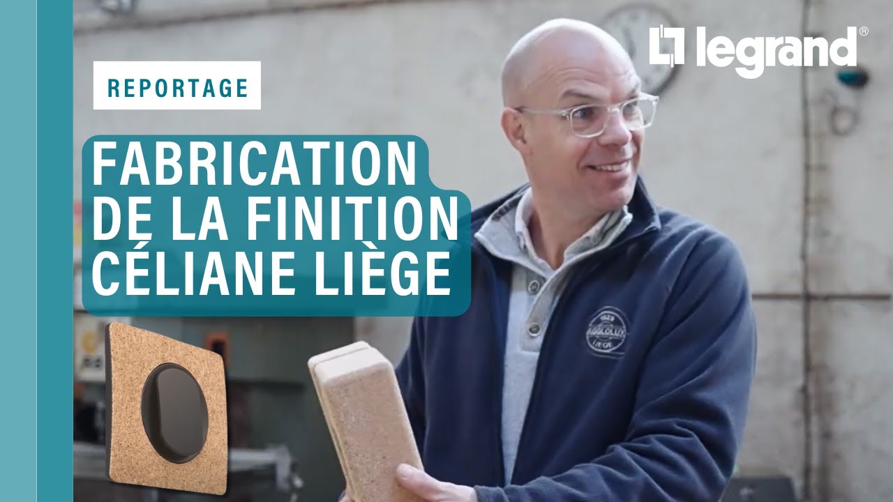 La fabrication de la finition Céliane Liège avec la société Agglolux