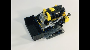 TIMELAPSE: Lego Technic Tracked Loader MOC