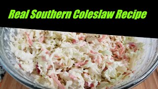 Southern Coleslaw Recipe | The Way That Granny Used To Do It