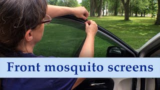 New mosquito screens for the front windows of my very small camper van by a very small camper van 23,281 views 2 years ago 11 minutes, 47 seconds