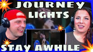 Journey - Lights - Stay Awhile (Live 1980) THE WOLF HUNTERZ REACTIONS