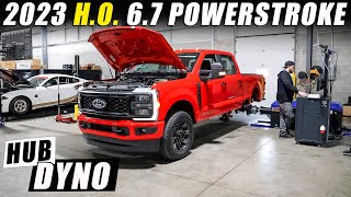 2023 Ford H.O. 6.7 Powerstroke on a HUB DYNO  HAD ISSUES!