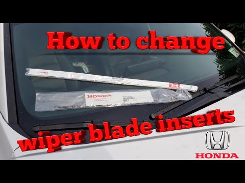 2018-2021 Honda Accord | How to change wiper blade inserts 🪛DIY🪛