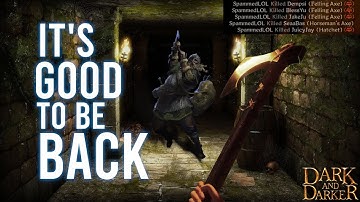 KILL STREAKING AND LOBBY CLEARING | Barbarian PVP Gameplay | Dark and Darker February Playtest