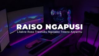 DJ RAISO NGAPUSI VIRAL TIKTOK ( JUJUR AKU RAISO KUDU MILIH SOPO NENG ATIKU )