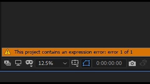 Fixing Legacy expression errors when importing project | After Effects Tutorial
