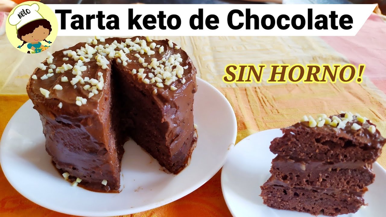 Tarta de Chocolate keto SIN HORNO | Pastel de chocolate keto | SIN GLUTEN  |SIN AZÚCAR - YouTube