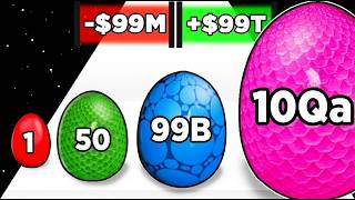 Upgrading MAX LEVEL DINOSAUR EGG!   Dino Merge Run