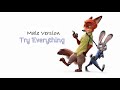 Try Everything - Male Version (from Zootopia)