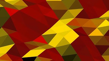 Red yellow triangles - HD animated background #83