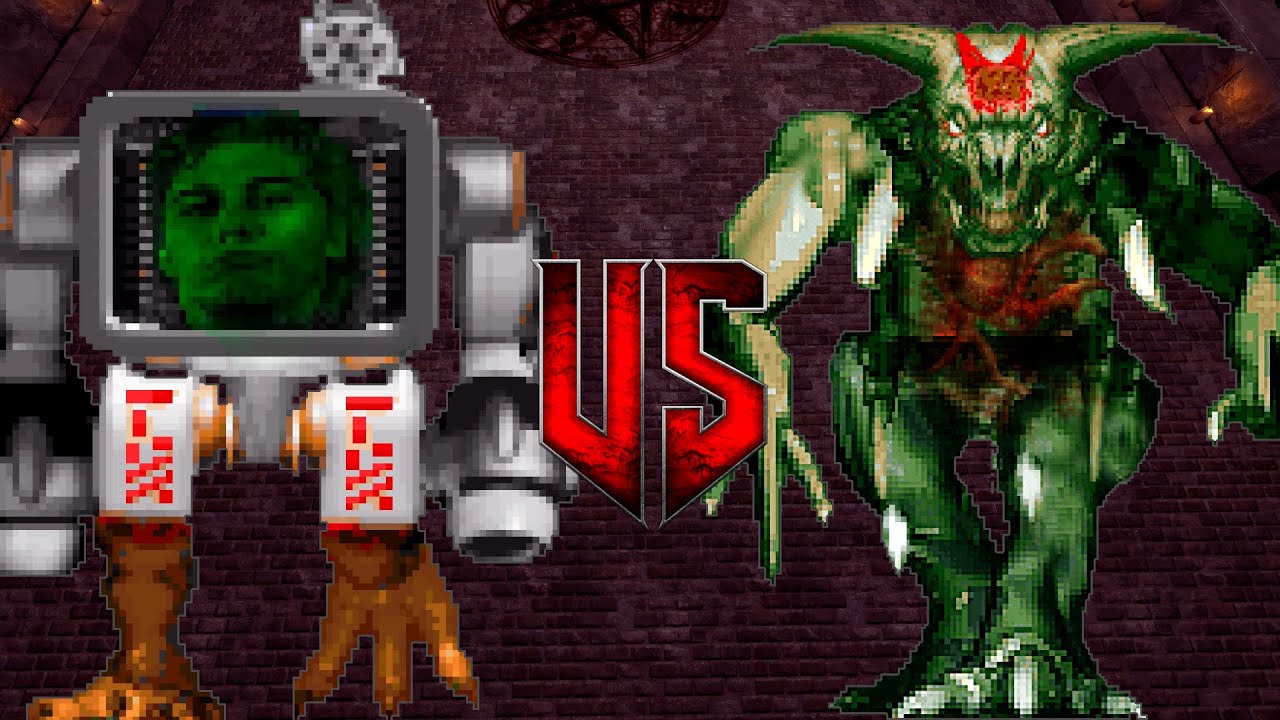 Cyber Romero vs Icon of Sin (titan) - DOOM Monster Infighting - NPC ...