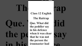 What did the peddler say in his defence when it was clear that he was not the person the ironmaster