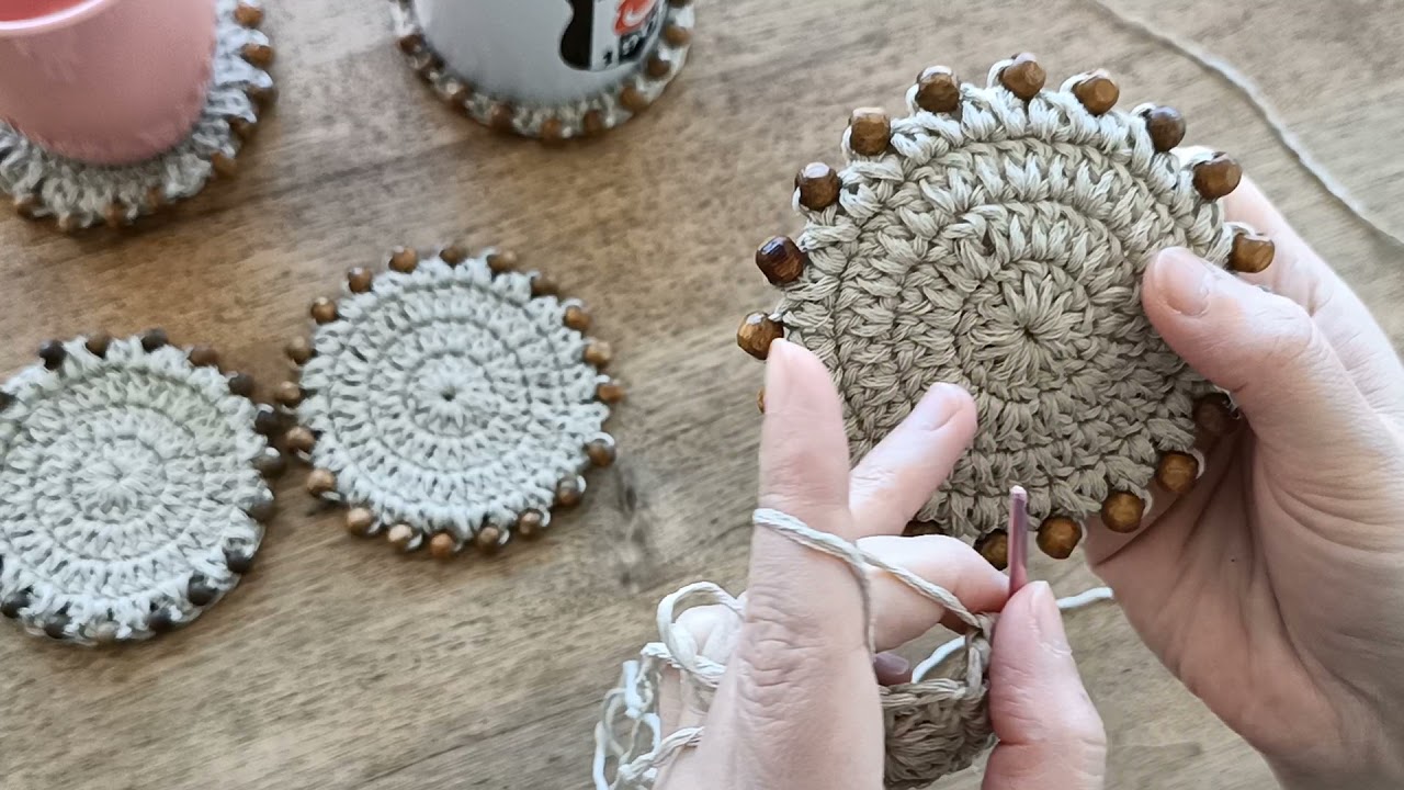 ÇOK KOLAY ÇOK ŞIK BARDAK ALTLIĞI YAPILIŞI