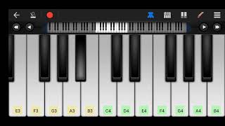 Astronomia (Coffin Dance Meme Song) on Android (walk band) PIANO TUTORIAL.💫 screenshot 2