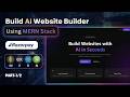 Build an AI Website Builder with MERN Stack 🚀 | Part-1